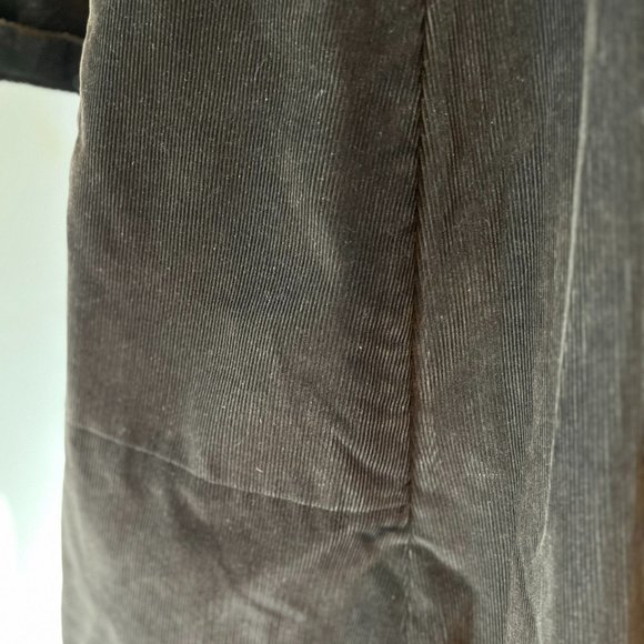 Eskandar High-end Black Oversize Corduroy Coat - Picture 6 of 10